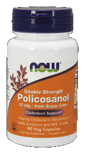 Double Strength Policosanol (90 Vcaps) NOW Foods
